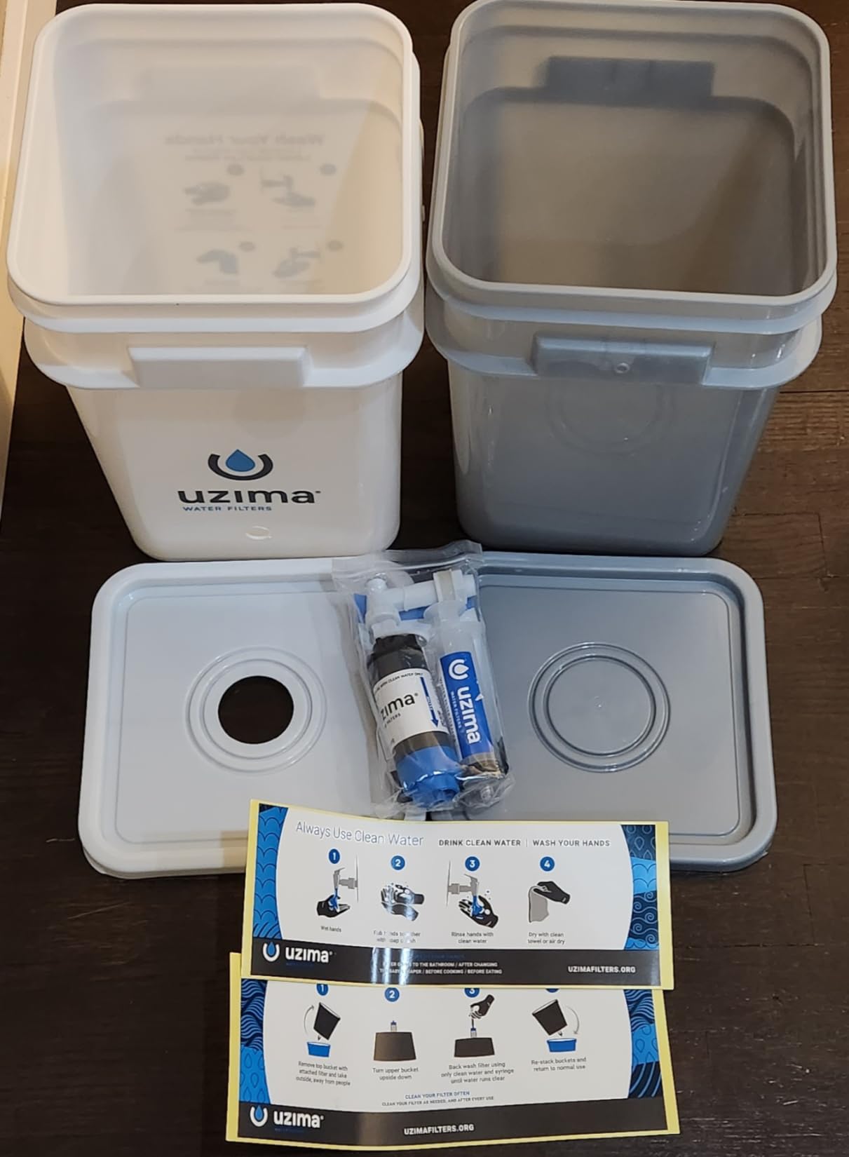 Uzima UZ-2 Camping Water Filter and Drinking Water Filter System, Portable Survival Camping Essentials, Backpacking Purification Gear for Glamping, Hiking, and Hunting Essentials and Military Gear customer photo 2