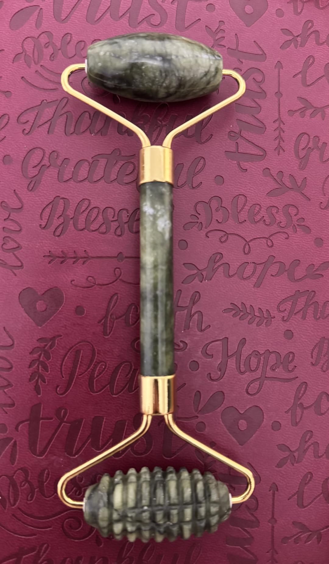 Jade Roller & Gua Sha Set 5 in 1 Facial Massager Tools - Jade Gua Sha Facial Massager Set with Roller for Face Sculpting & Skin Care customer photo 2