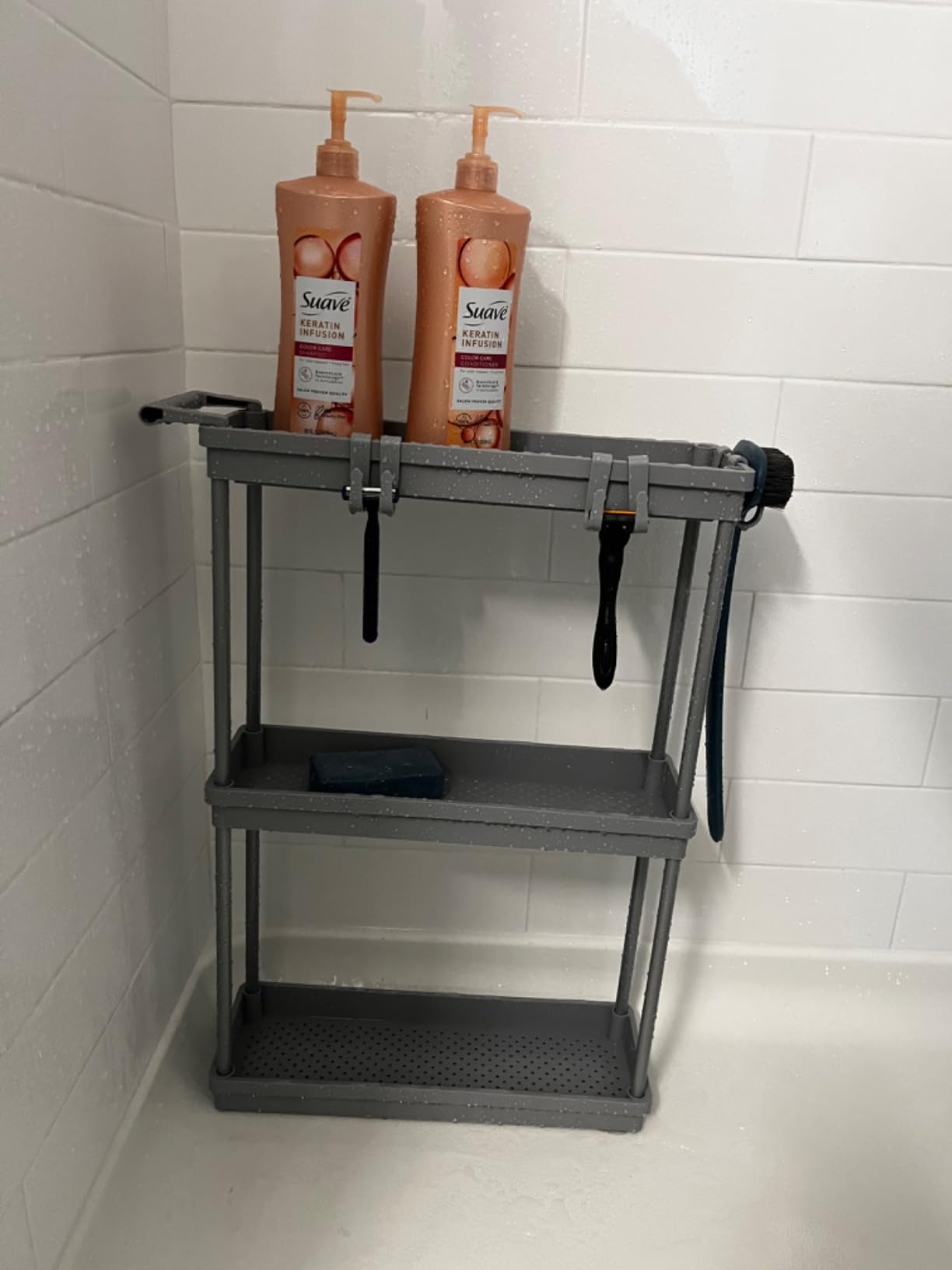 Simple Houseware 3-Tier Slim Rolling Cart w/Handle 5.5