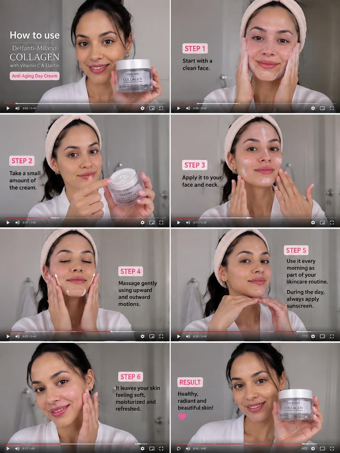 Delfanti-Milano • COLLAGEN with VITAMIN C & ELASTIN • Sculpting & Lifting • Anti-Aging Day Cream • Face and Neck Moisturizer • Made in Italy customer photo 1
