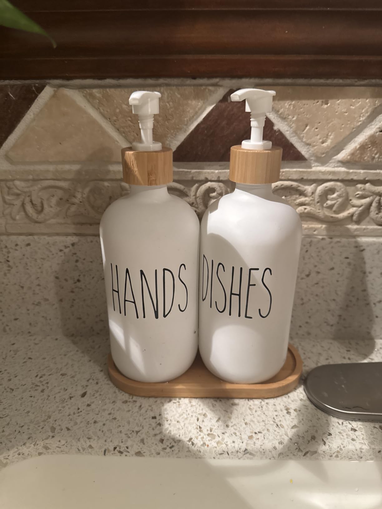 MOMEEMO Black Soap Dispenser Bathroom Set customer photo 2