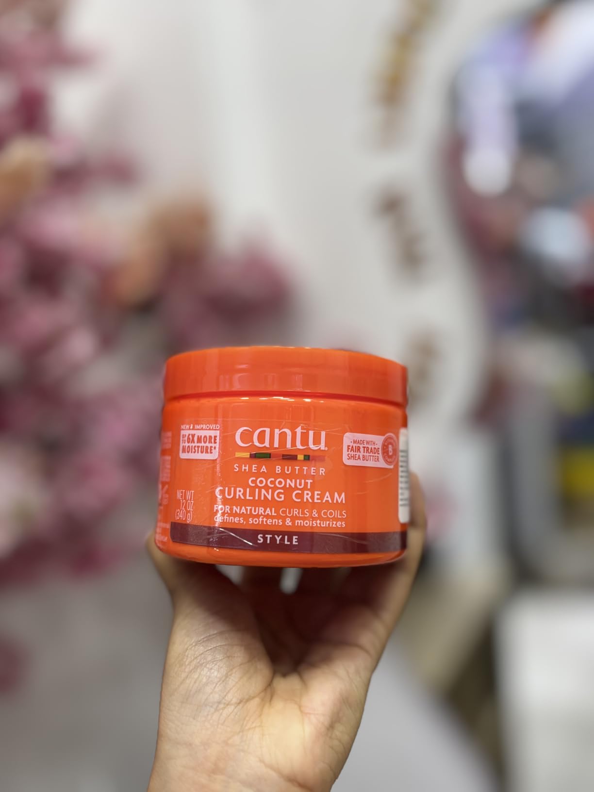 Cantu Coconut Curling Cream for Natural Hair with Pure Shea Butter, 12 oz (Pack of 2) customer photo 2