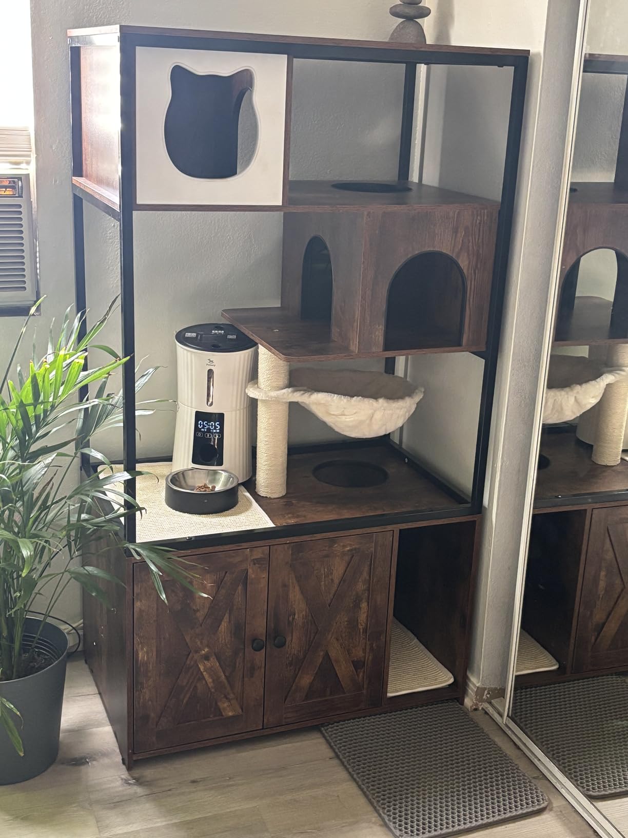 Petory WiFi Automatic Cat Feeder - 4L Dry Food Dispenser for Cats and Dogs customer photo 2