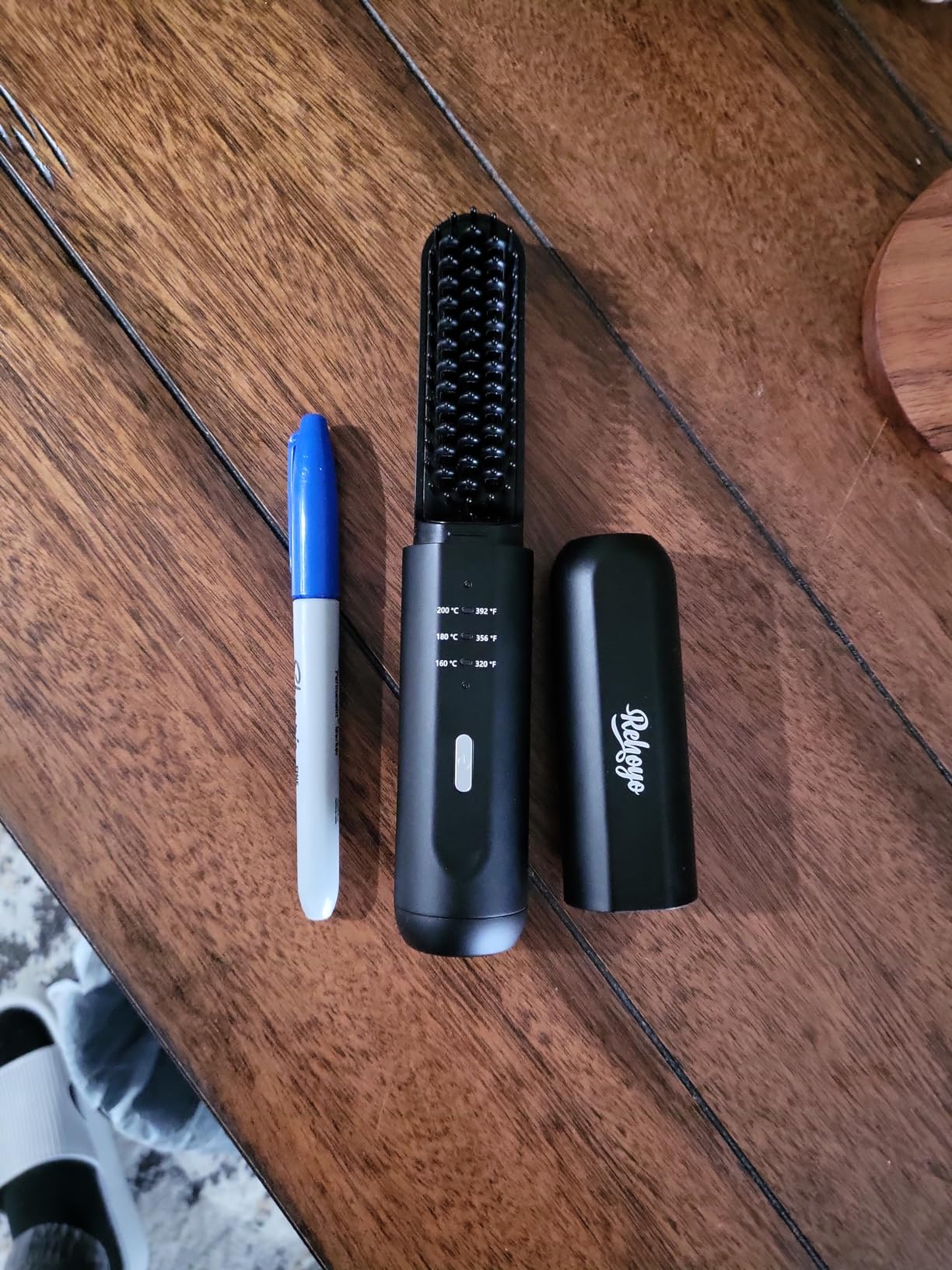 Cordless Beard Straightener for Men, Heated Beard Brush For Travel & Home customer photo 2