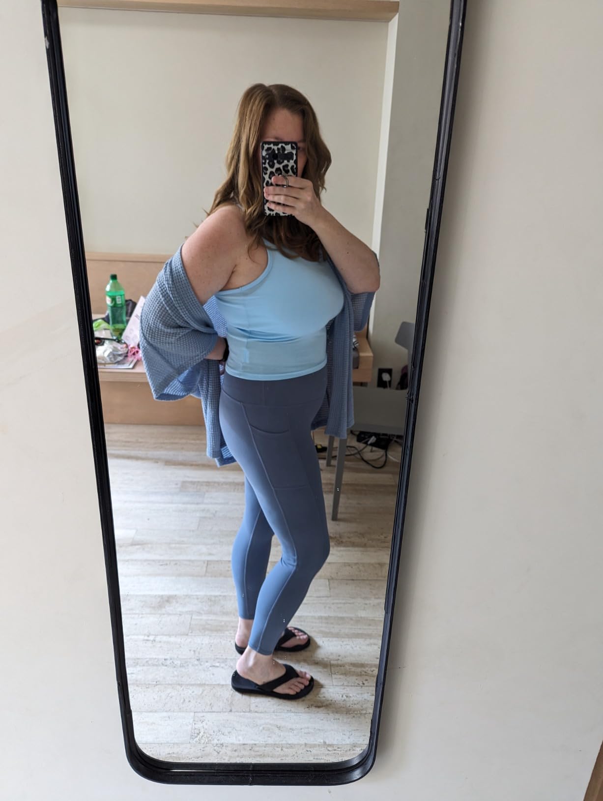 CHRLEISURE Leggings with Pockets for Women, High Waisted Tummy Control Workout Yoga Pants customer photo 1