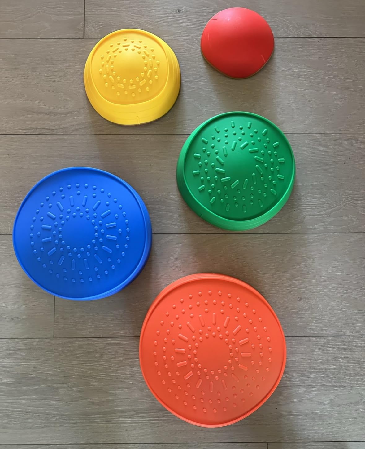 makarci Balance stepping stones for kids, non-slip toddlers sensory toys outdoor or indoor play, promoting motor skills and confidence,Coordination Toys for children age 3 4 5 6 7+(forest) customer photo 1