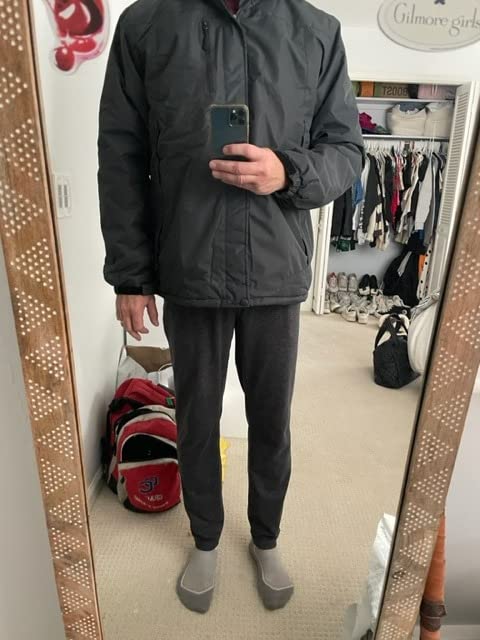 SPOSULEI Mens Skiing Jackets with Hoode Snowboarding Waterproof Fleece Liner Coats Windproof Winter Raincoat Multi Pockets customer photo 1