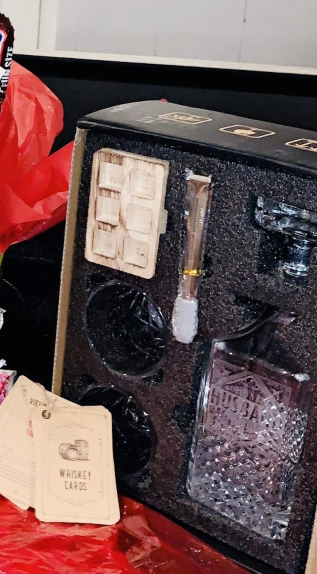 PONPUR Boss Gifts for Men, Decanter Set with Stones & Glasses, Best Boss Day Birthday Gift, Office Farewell Gifts for Boss, Mentor, Manager, Leader, Unique Christmas Presents customer photo 2