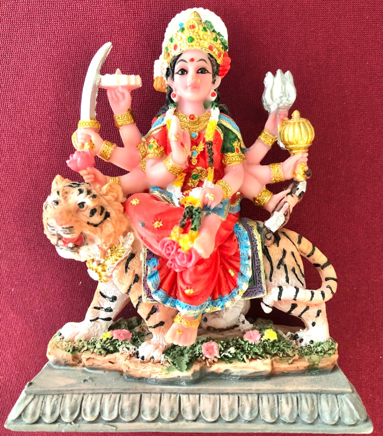 alikiki Small Maa Durga MATA Statue - 4.1