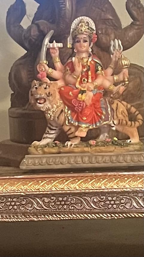 alikiki Small Maa Durga MATA Statue - 4.1