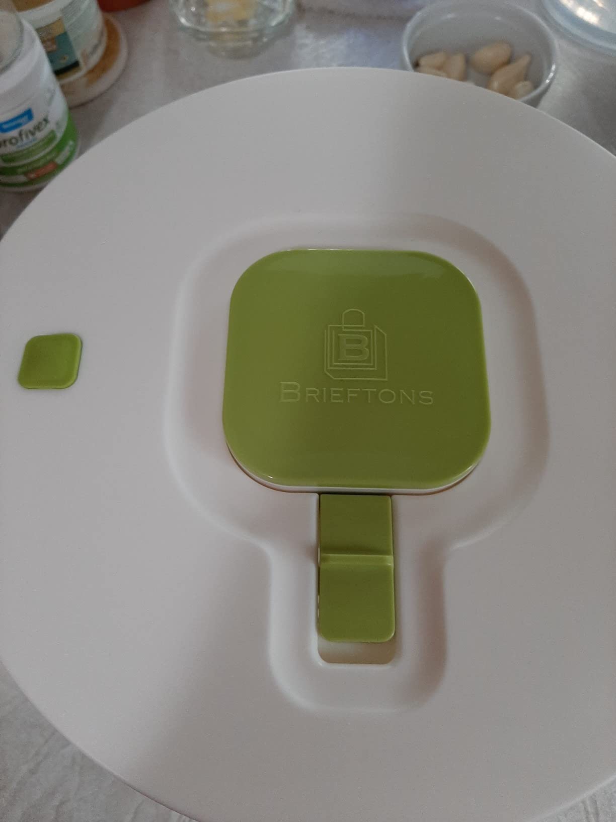 Brieftons QuickPush 6.3-Quart Large Capacity Salad Spinner, Lettuce Dryer customer photo 1