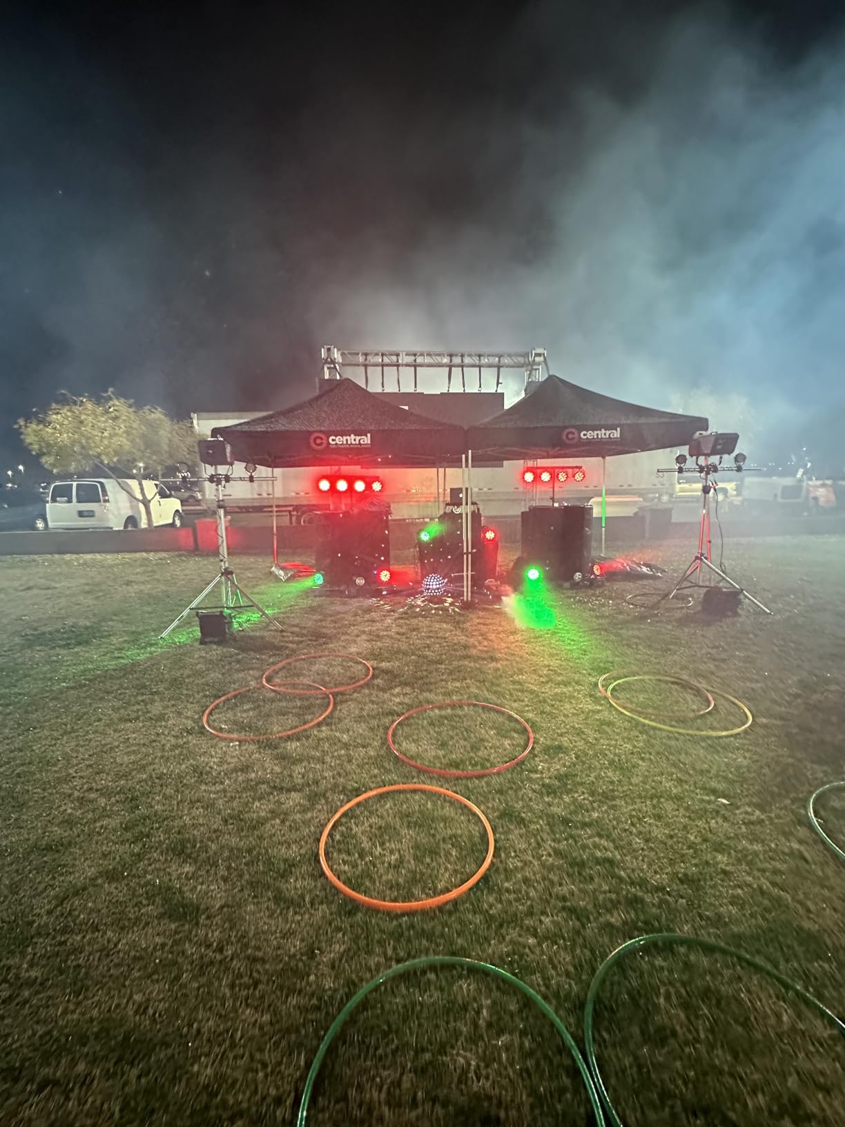 Strobe Lights Halloween, Telbum Colorful Strobe Light for Parties, Super-Bright 54 RGB LED Mini Strobe Lights with Remote Control Sound Activated, Plug-in Flash Light for Room DJ Stage Wedding 2Pack customer photo 2
