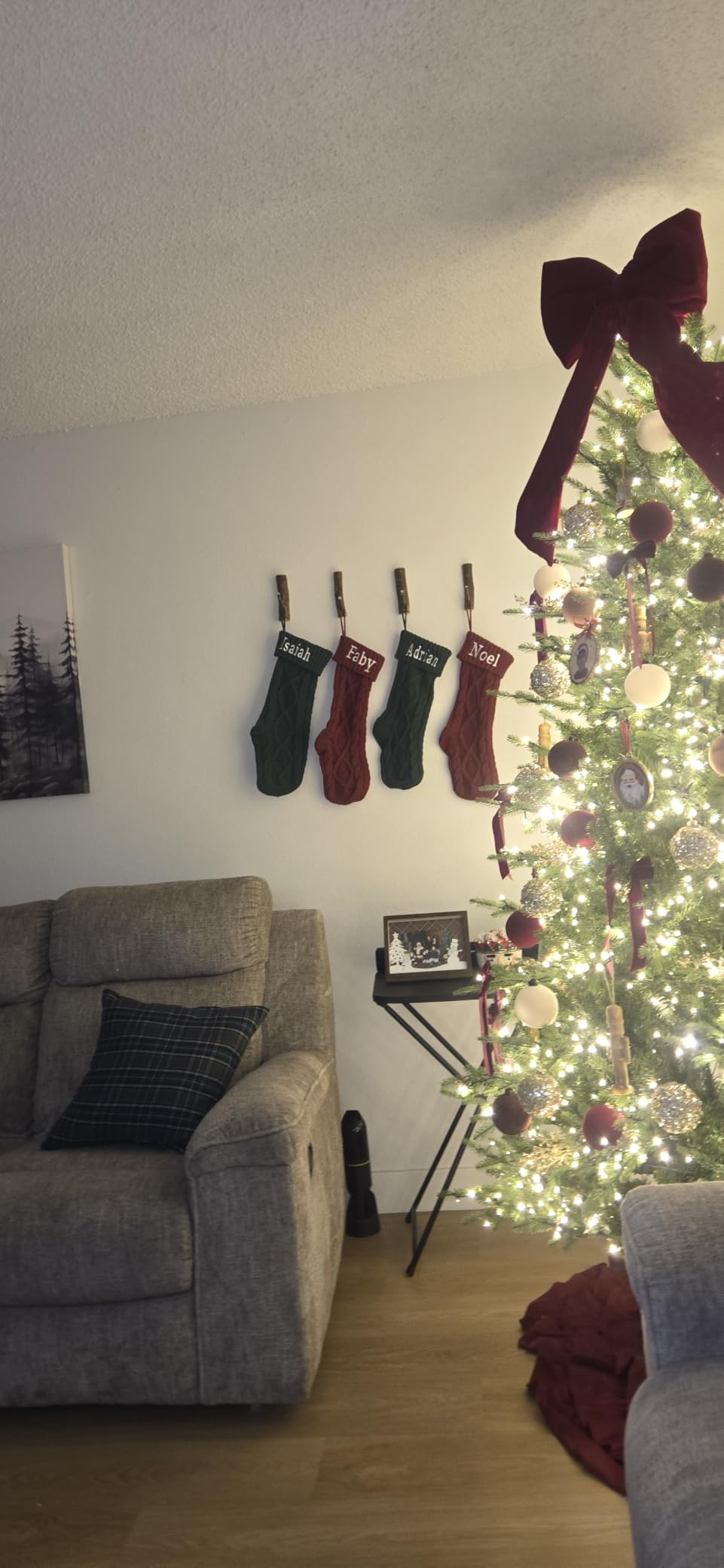 Personalized Christmas Stockings,Custom Name Family Christmas Stocking customer photo 1
