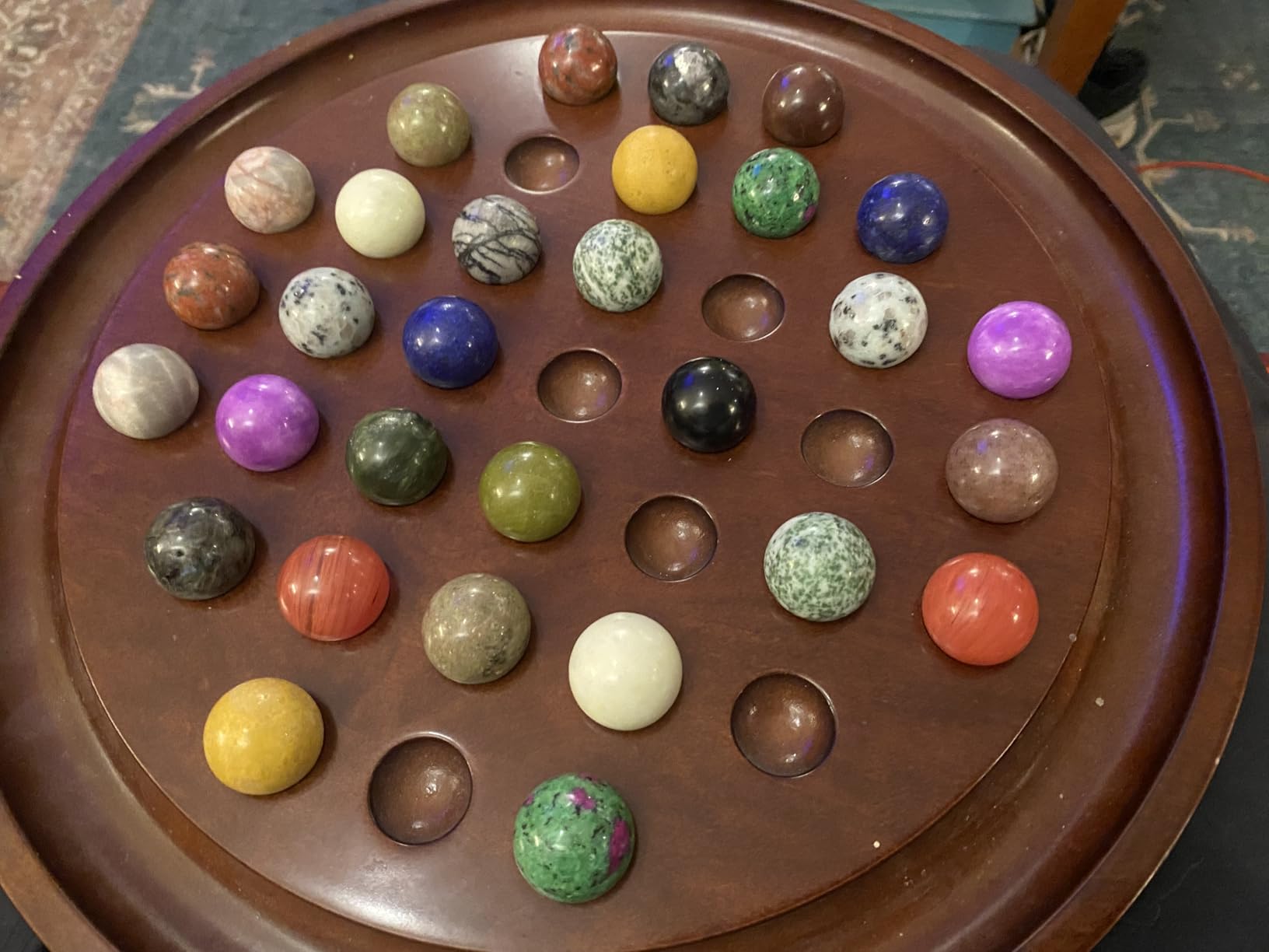 Nuenen 15 Pcs 1 Inch Gemstone Crystal Spheres Chakra Meditation Reiki customer photo 1