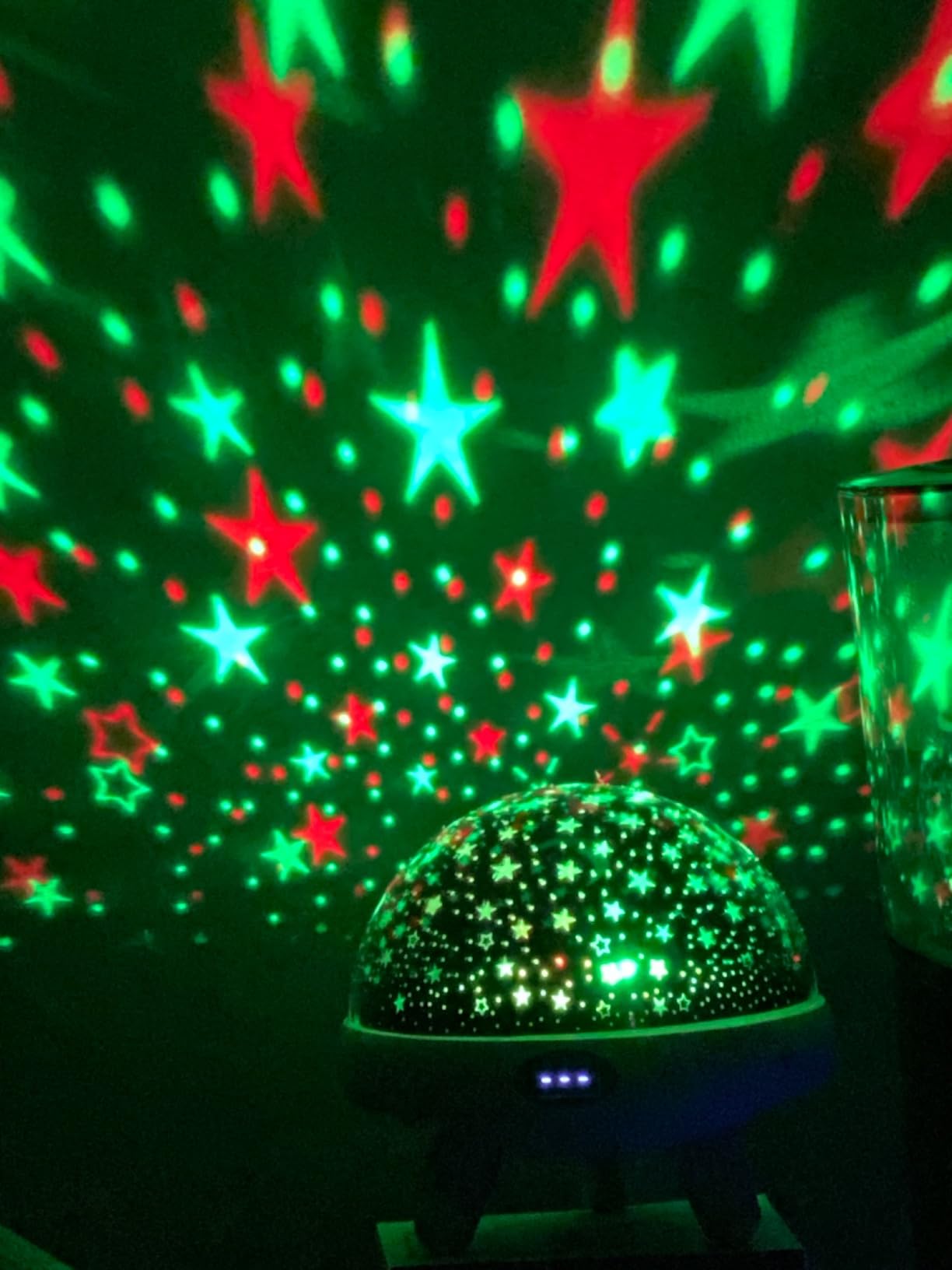 YACHANCE Kids Night Light Projector with Music.Baby Night Light Star Projector with Remote & Timer.Baby Sensory Lights Toys for Kids.Sound Machine Baby with 29 Soothing Sound for Sleeping. customer photo 1