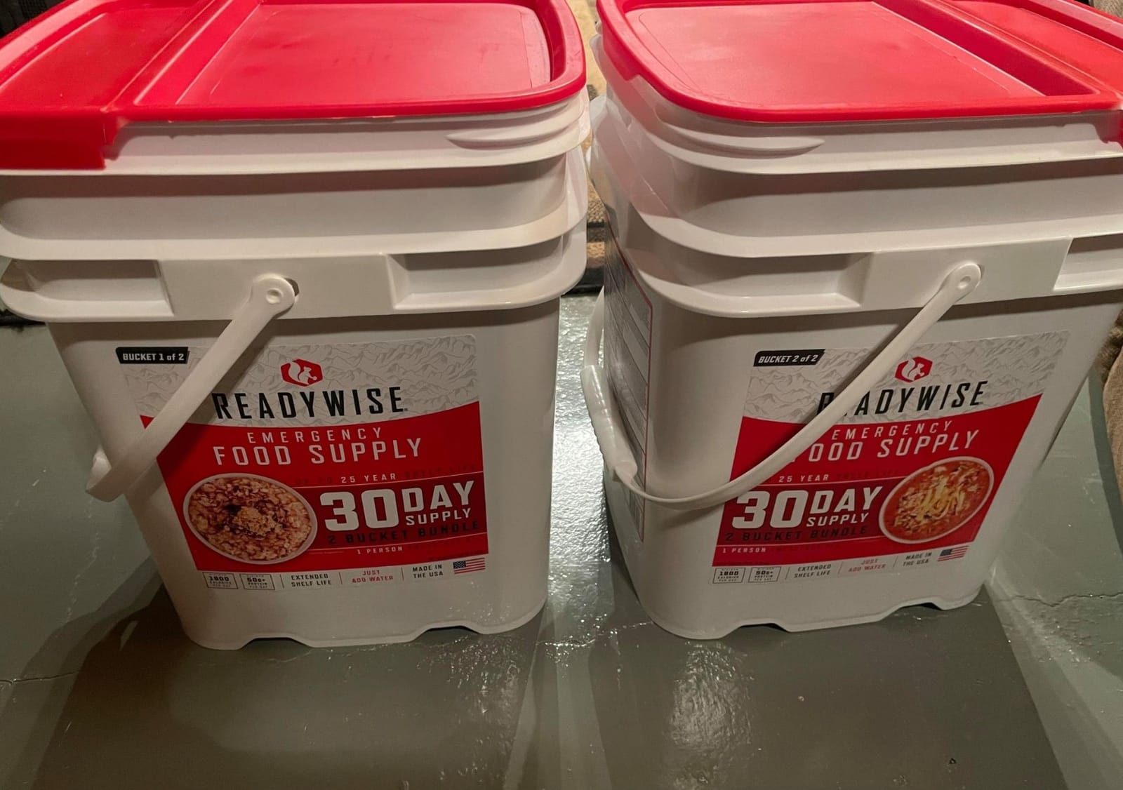 READYWISE Emergency Food Supply Freeze Dried Buckets 894 Servings customer photo 2