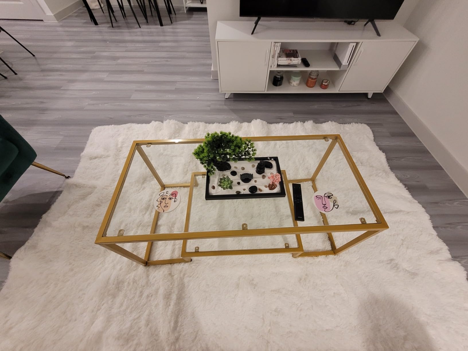 Zen Garden Kit for Desk Decor - Premium Beautiful Japanese Mini Sand Box Set Home, Office with Black Wooden Tray, White Sand, Rake Tools Desktop Meditation, Therapy and Accessories customer photo 2