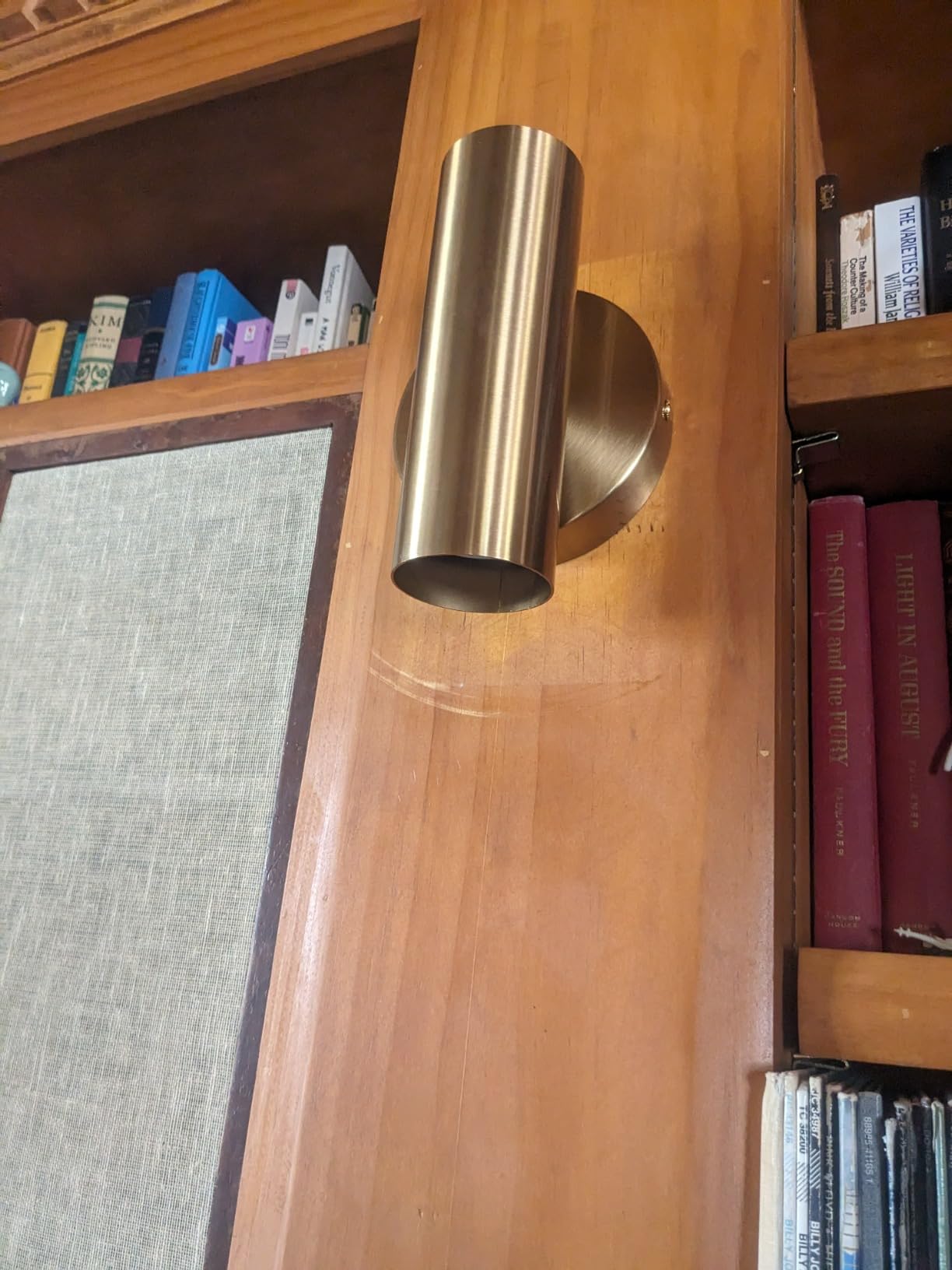 1-Light Wall Sconce,Indoor Up and Down Wall Lamp,Brass Gold customer photo 1