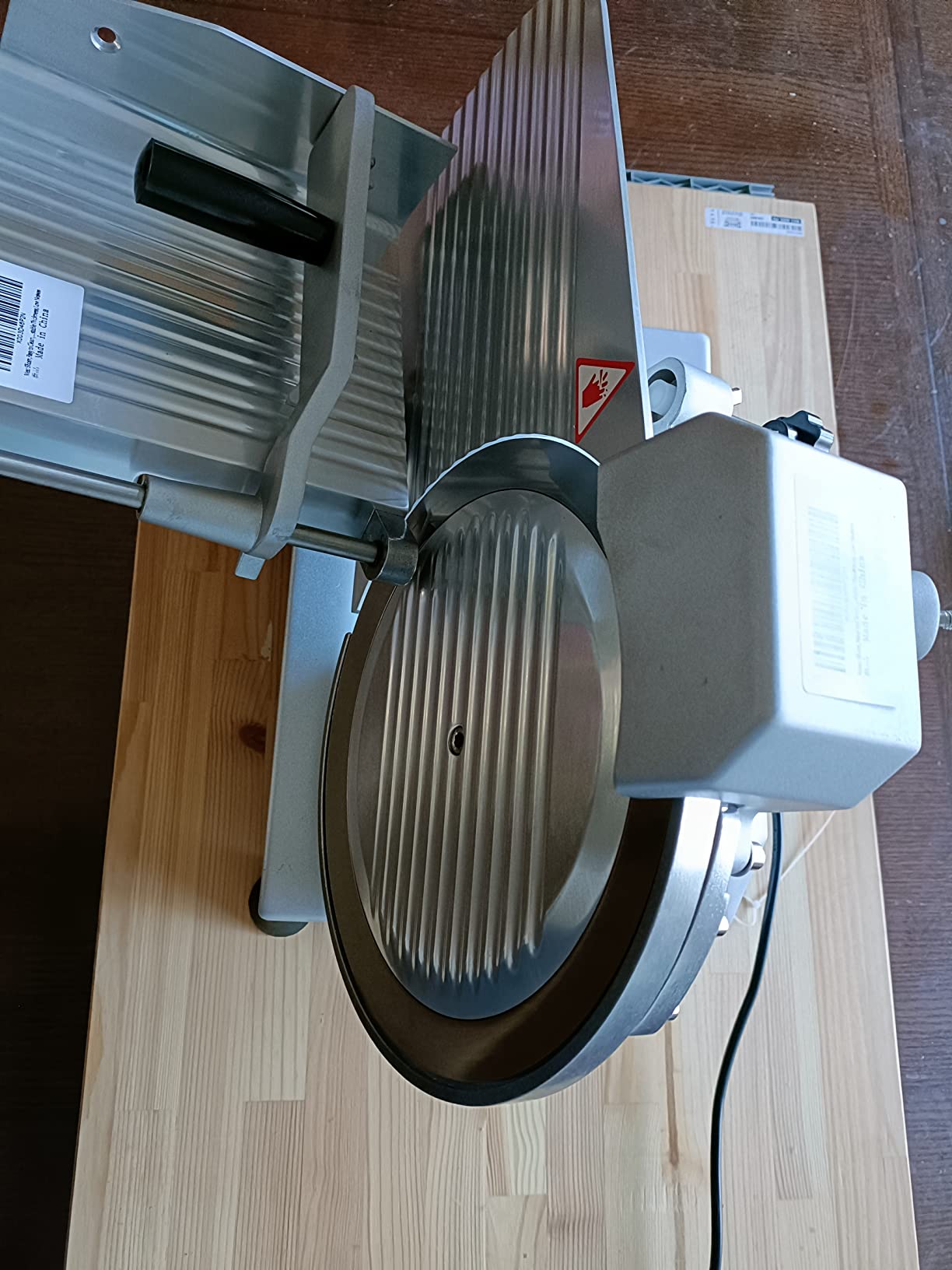 Commercial Meat Slicer 10 inch Electric Food Slicer Frozen Meat customer photo 1
