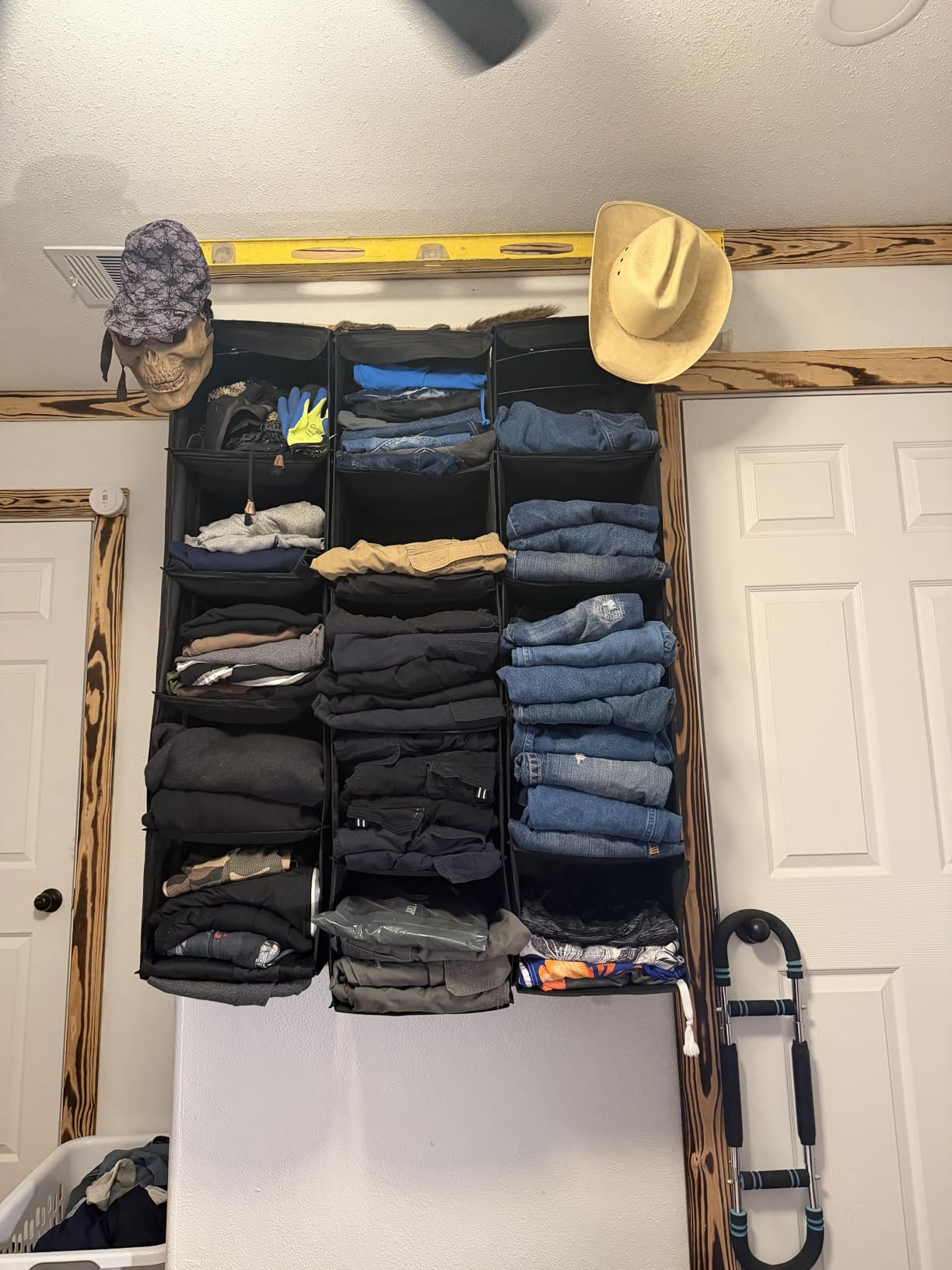 Simple Houseware 6 Shelf Hanging Closet Organizer, Dark Gray customer photo 1