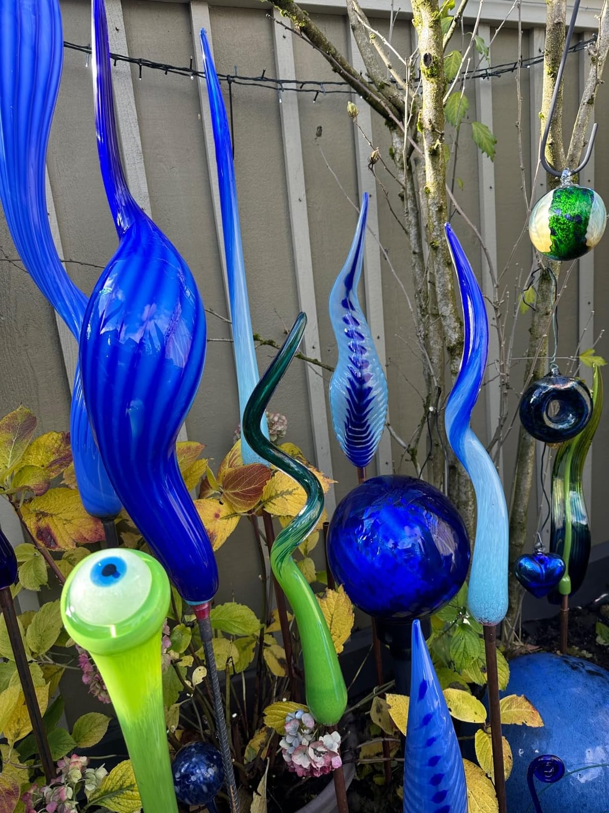 QFkris 4 Inch Blown Glass Christmas Ornaments Ball for Christmas Tree customer photo 1