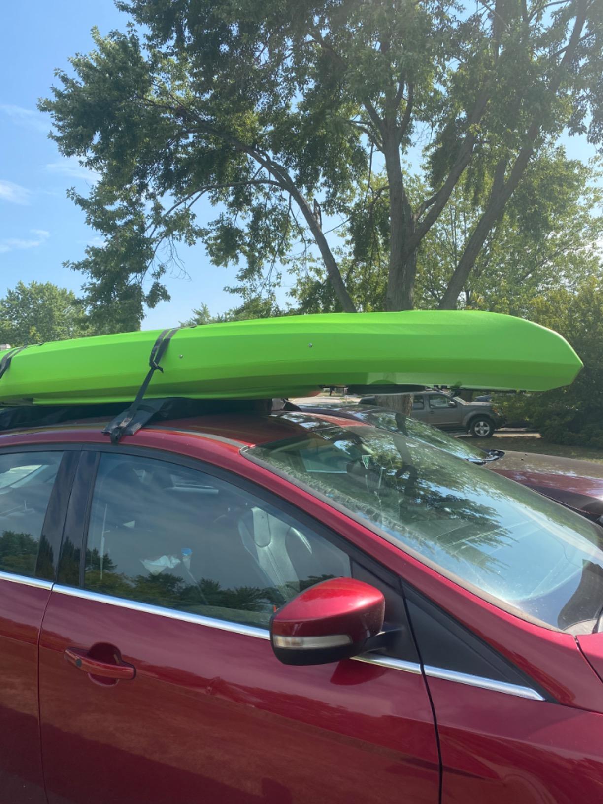 WOOWAVE Premium Kayak Roof Rack Pads Universal Soft Car Roof Rack Carrier customer photo 2