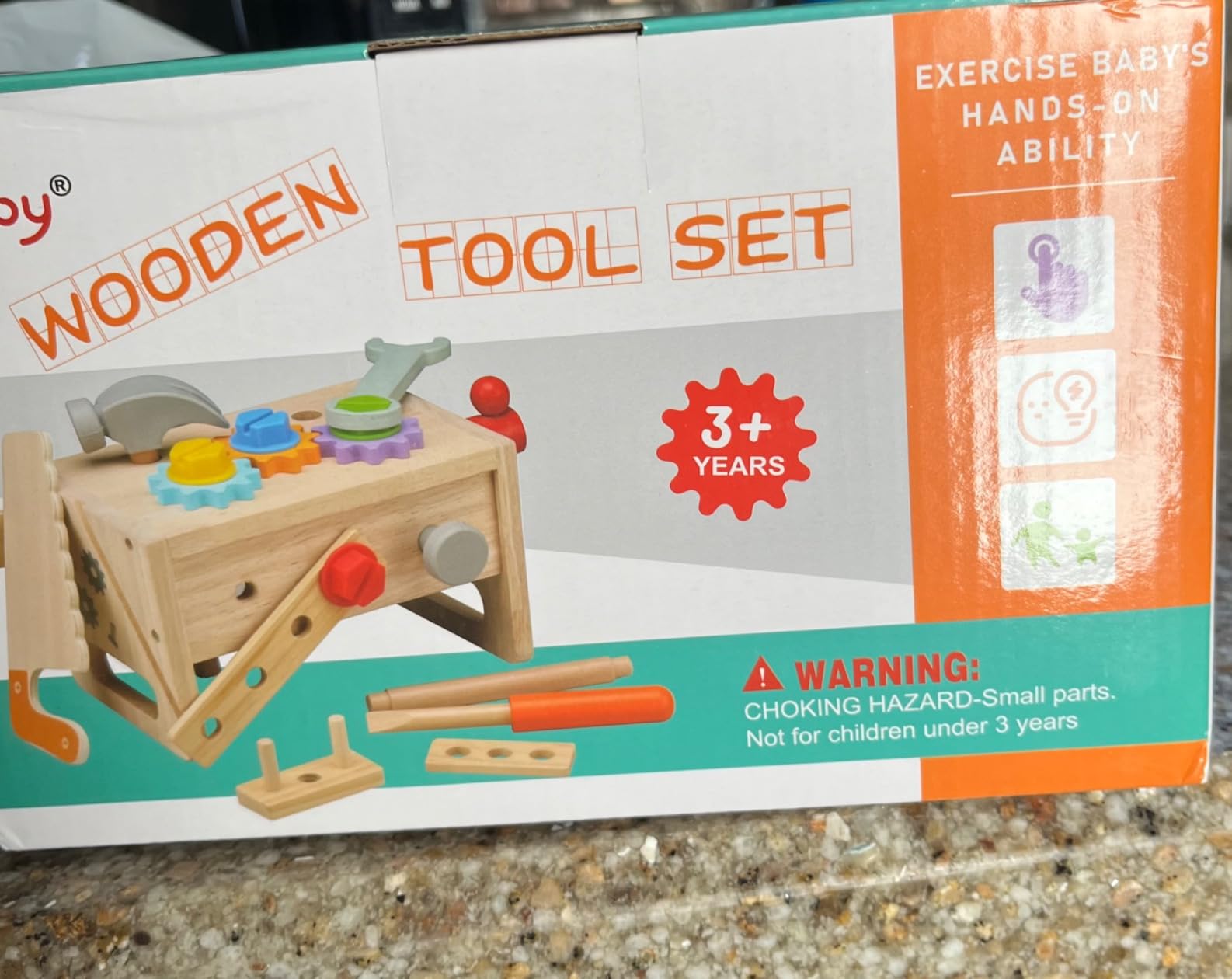 Wooden Tool Set for Kids 3 4 5 Year Old, 29Pcs Educational STEM Toys Toddler Montessori Toys for 3 Year Old Construction Preschool Learning Activities Gifts for Boys Girls Age 3-4 customer photo 1