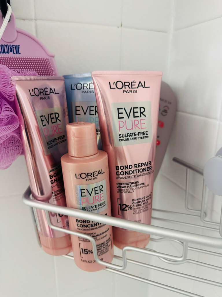 L'Oreal Paris Sulfate Free Bond Repair+ Pre Shampoo Concentrate, Hair Treatment with Bond + Amino Acid Complex for Colored, Bleached or Damaged Hair, EverPure, 5.1 Fl Oz (Packaging May Vary) customer photo 2