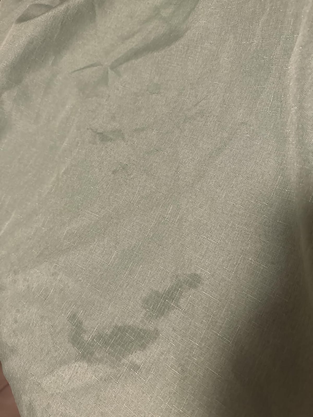 Veblandy Rectangle Tablecloth Waterproof Linen Textured Table Cloth Stain and Wrinkle Resistant Washable, Decorative Fabric Table Cover for Dining, Party and Camping (Sage Green, 52 * 70) customer photo 2