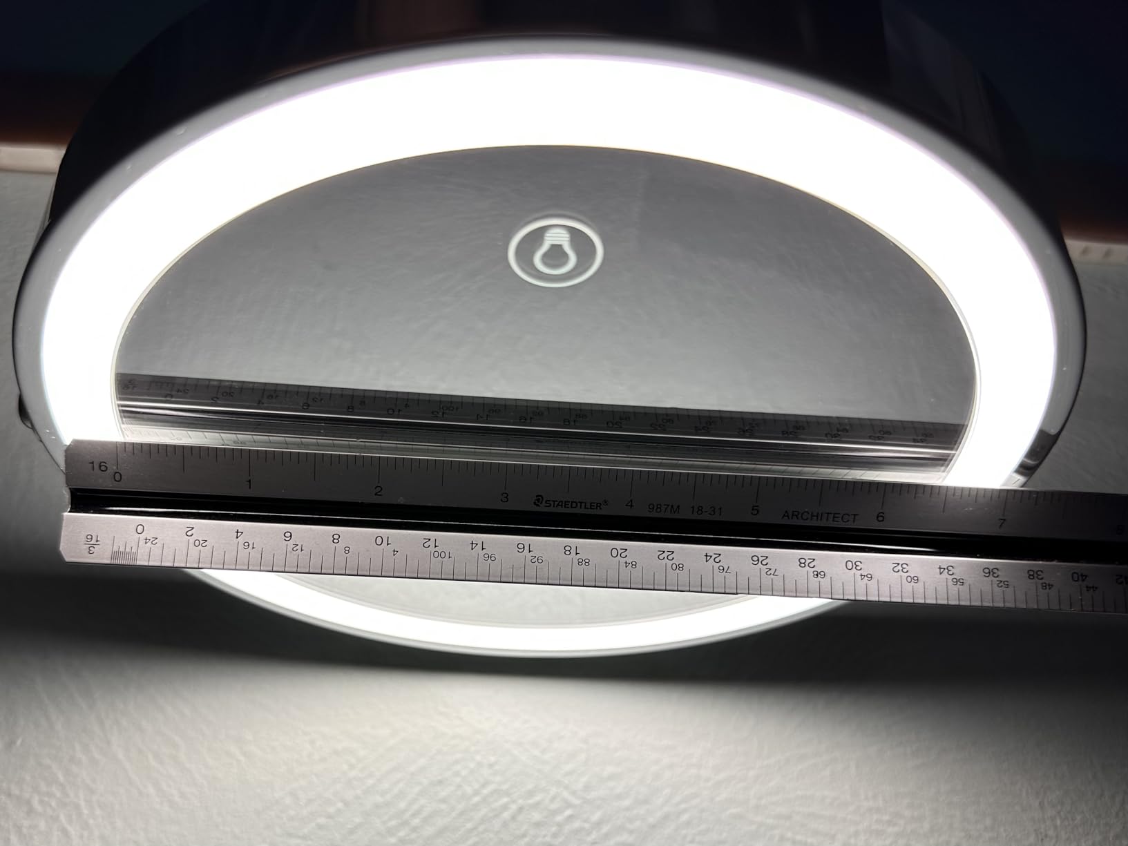 DEIOVWXS Makeup Mirror, Rechargeable Vanity Mirror with 3 Lights, 1X/10X | Adjustable Brightness, 3000mAh, Double-Sided, Gift for Mom, Women, Wife, Girls, Dorm Room Essential customer photo 2