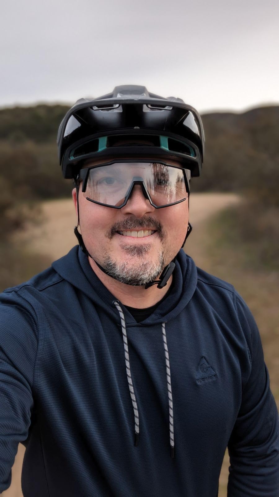 KAPVOE Photochromic Cycling Glasses Clear Mountain Bike Glasses K9022 customer photo 2