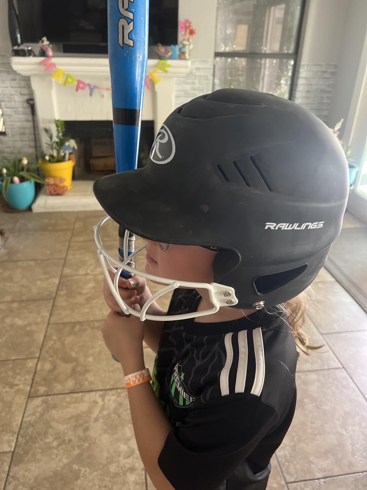 Rawlings | COOLFLO Batting Helmet with Facemask | Fastpitch Softball customer photo 1