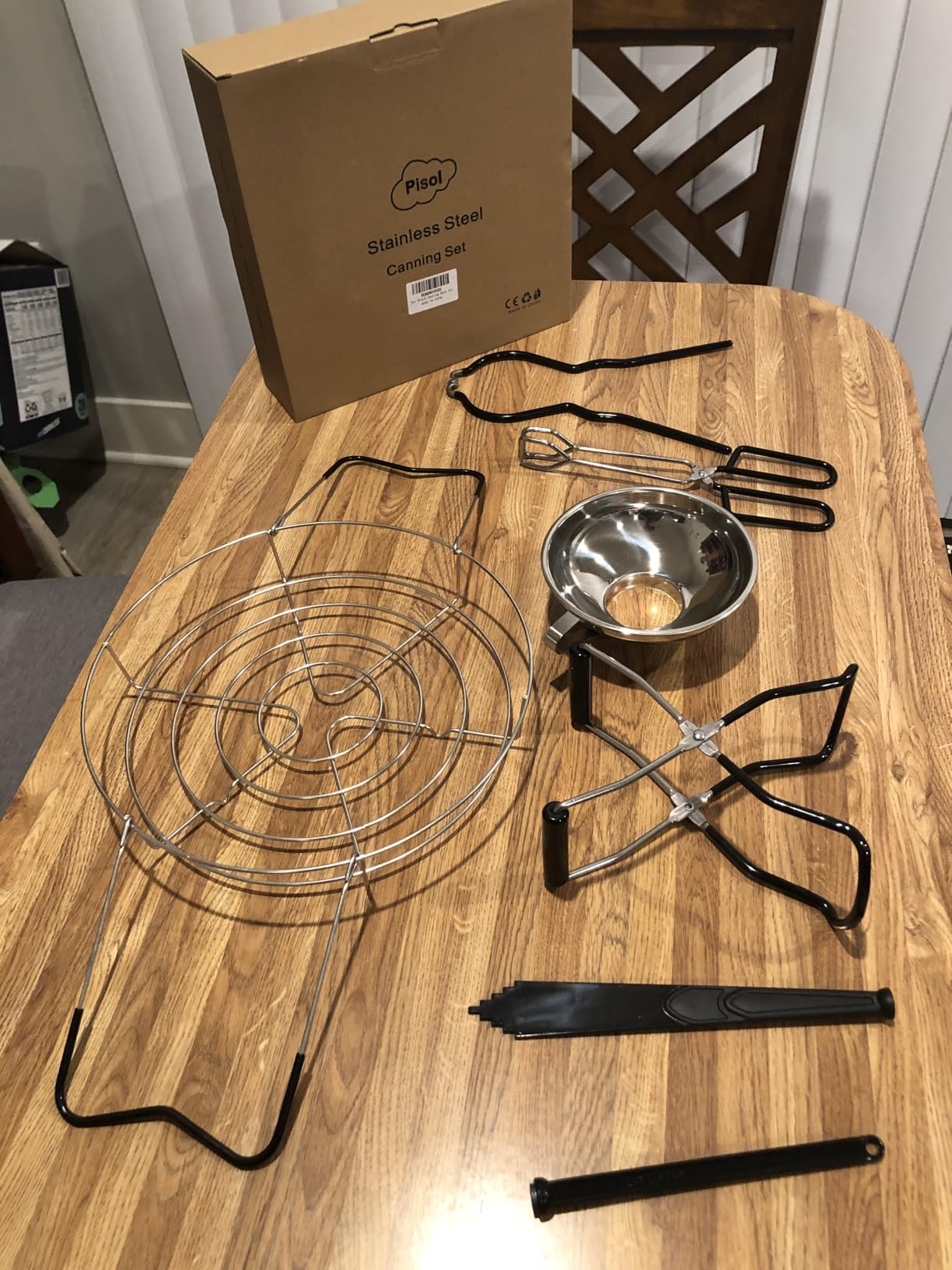 Pisol Canning Supplies Starter Kit, Tools Set with Stainless Steel Rack customer photo 2