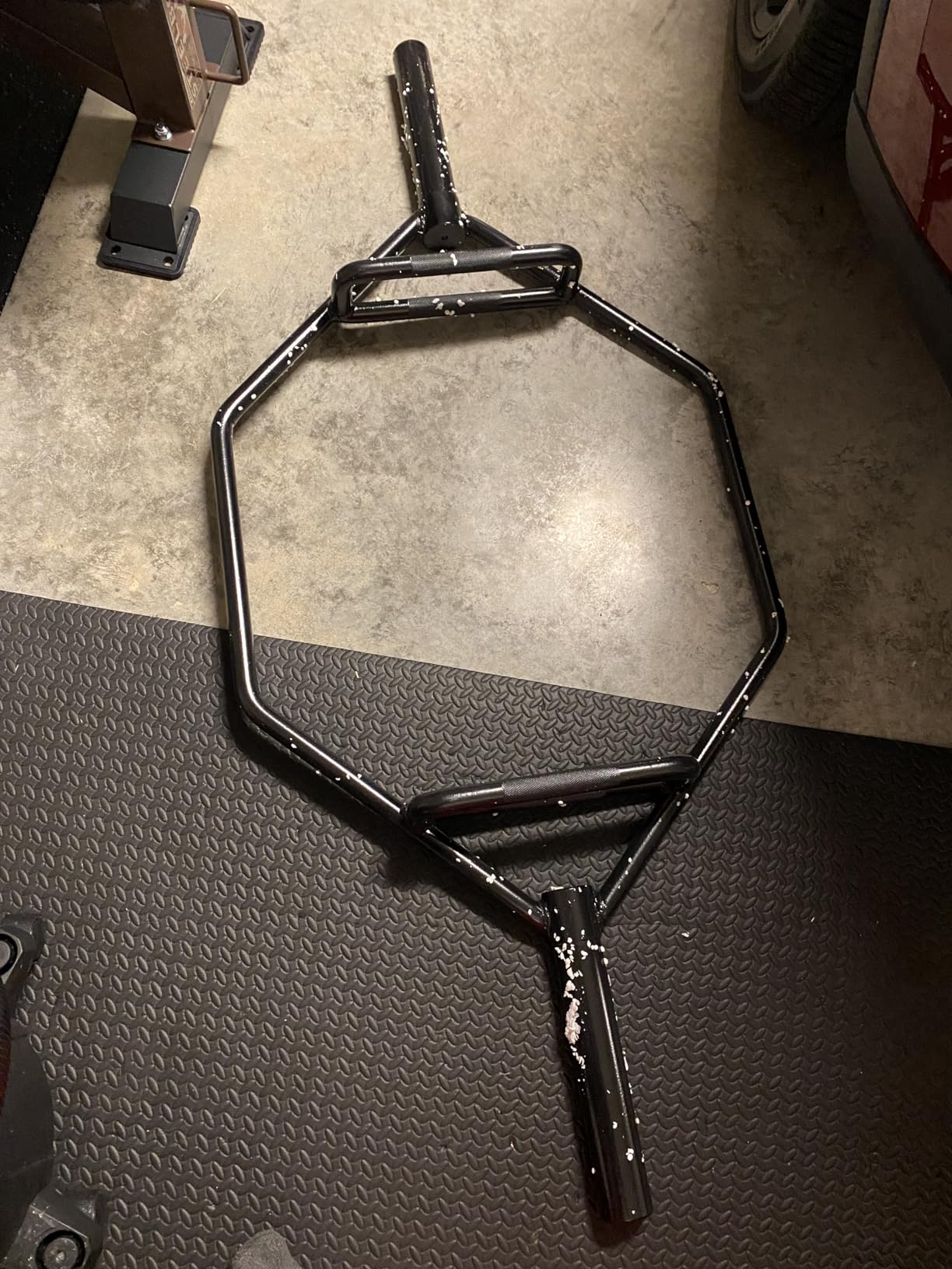CAP Olympic Trap Bar | Heavy-Duty Hex Shrug & Deadlift Weight Bar customer photo 2