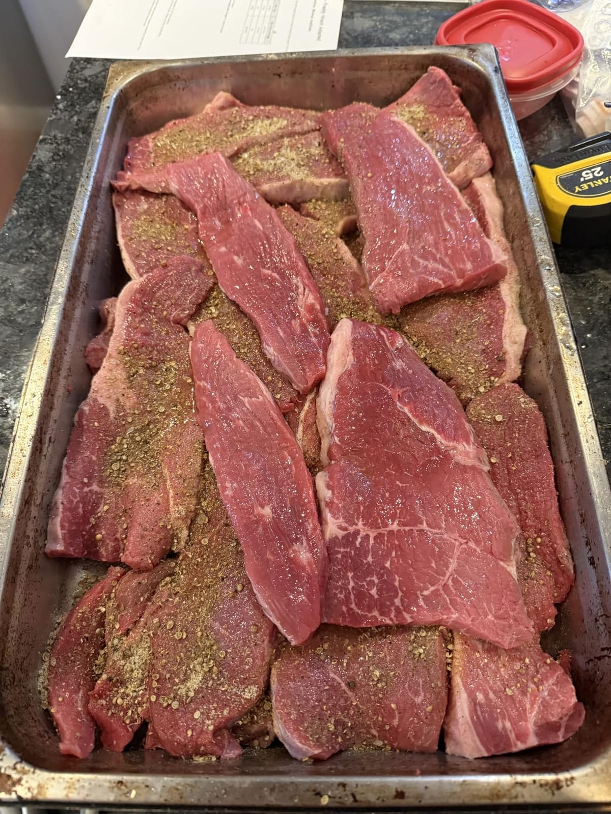 The Biltong Boss® Biltong Box - a Professional Biltong and Droëwors Drying Chamber with a Recipe Book, 25lb meat capacity, 2ft x 1ft x 1ft, Black & Clear, Kit customer photo 2