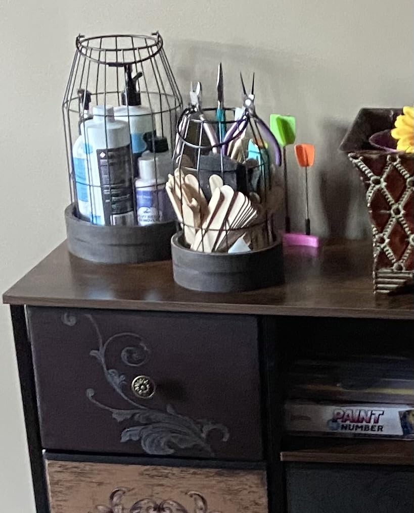 Rustic Farmhouse Lantern Decor Set of 2 - Stylish Decorative Lanterns customer photo 1