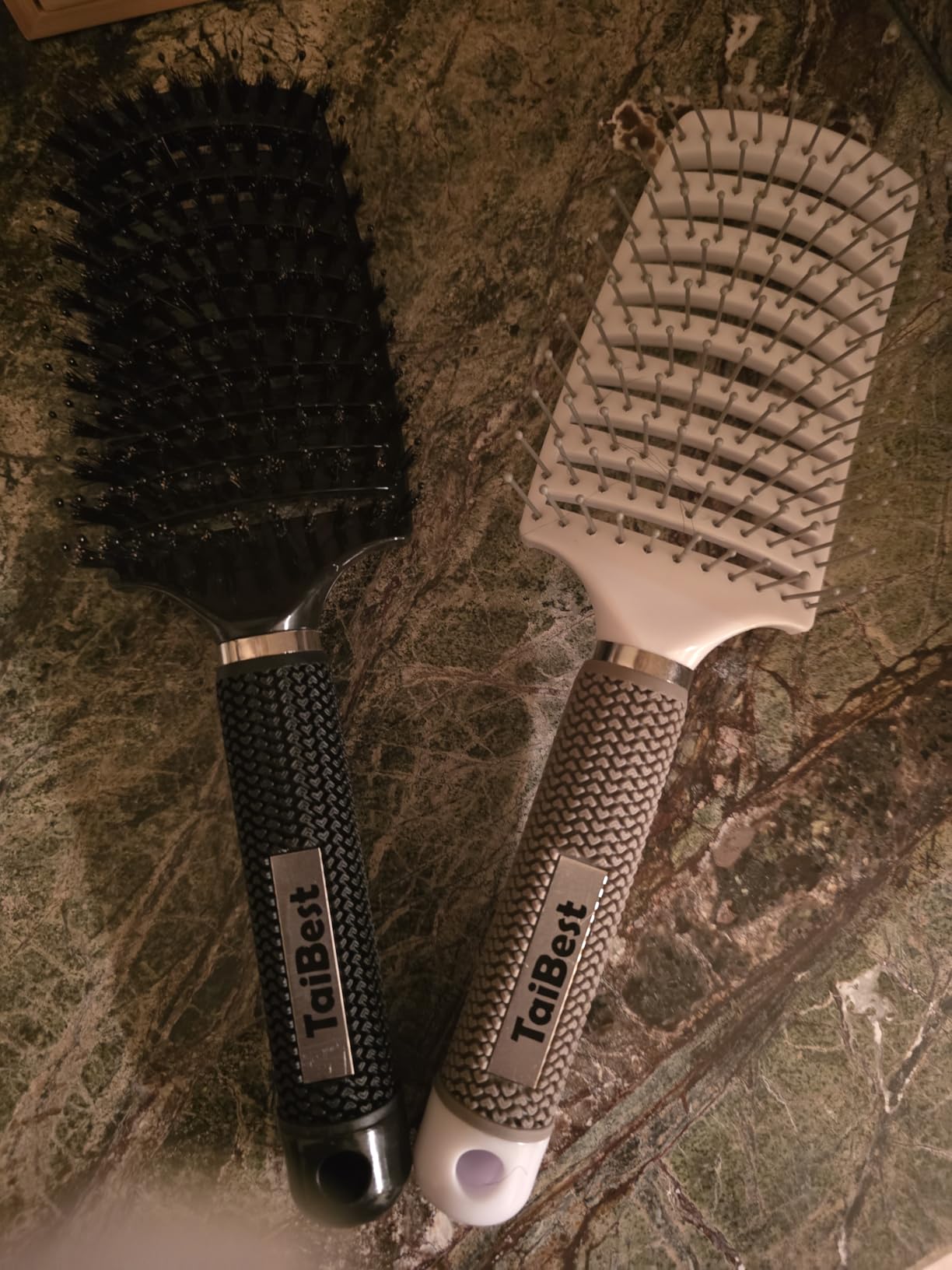 Boar Bristle Hair Brush Set – Wet/Dry Detangler for All Hair Types customer photo 1