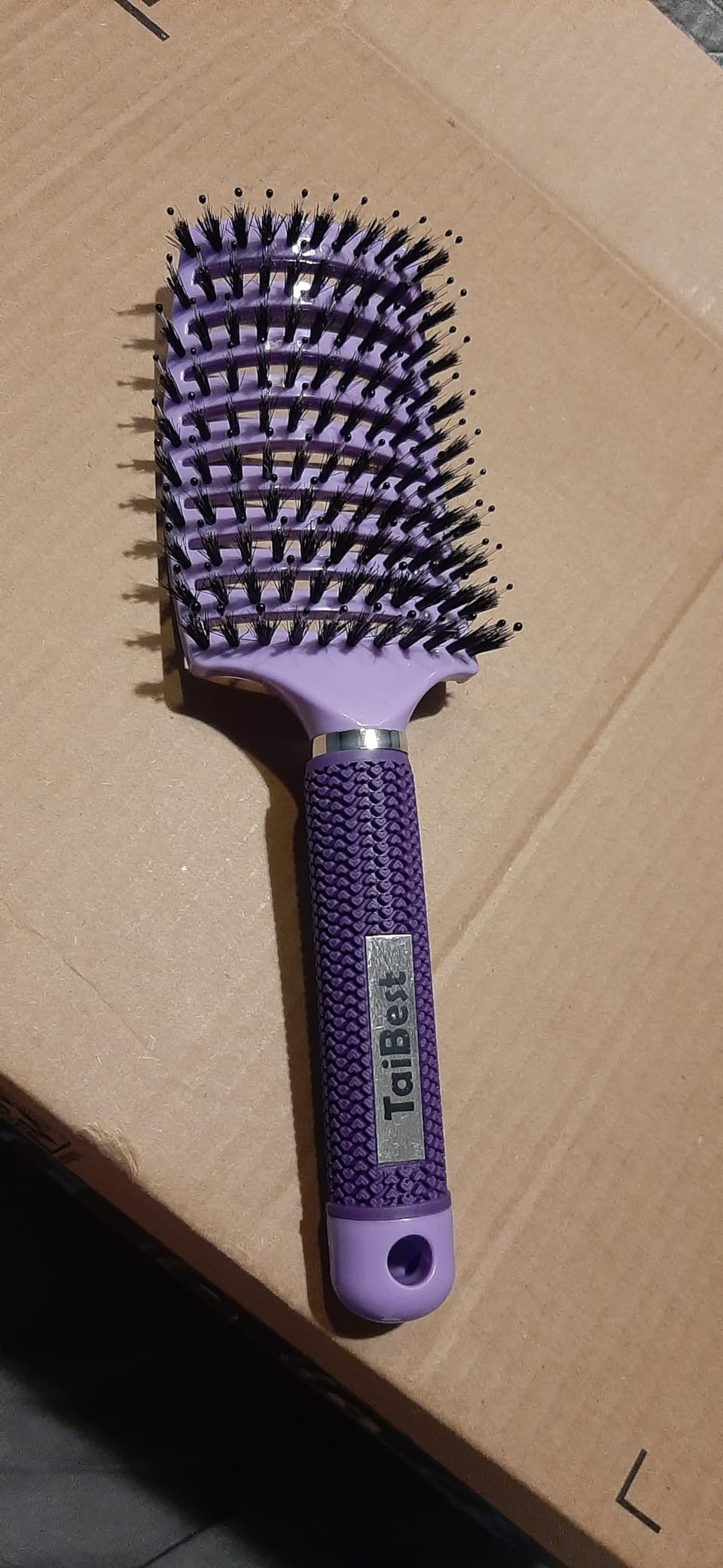 Boar Bristle Hair Brush Set – Wet/Dry Detangler for All Hair Types customer photo 2