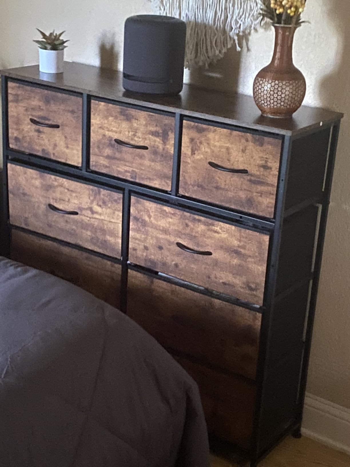 WLIVE Tall Dresser for Bedroom, 9 Drawer Chest of Drawers, White customer photo 2