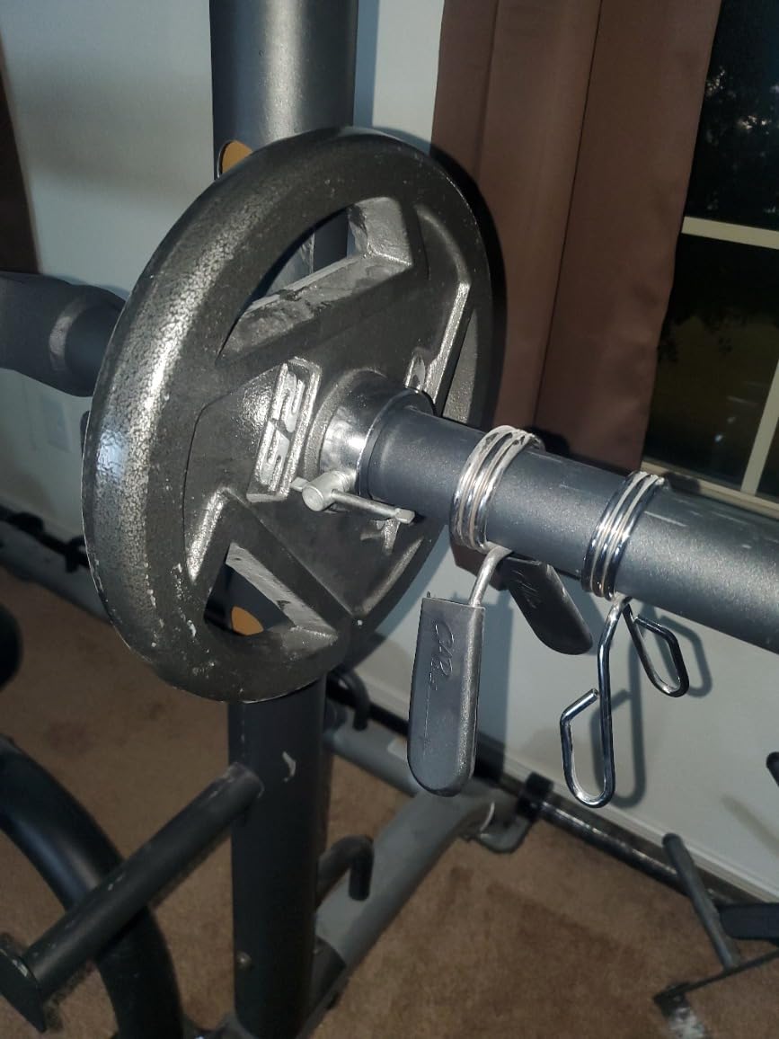 Titan Fitness Hybrid Angled Multi-Grip Olympic Barbell V3, Rated 1,900 LB, Rackable Swiss/Football Bar customer photo 2