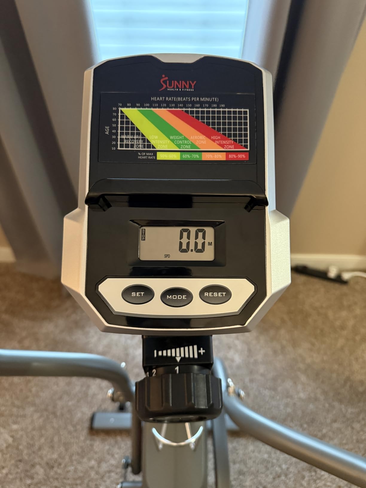 Sunny Health & Fitness Elliptical Exercise Machine with Long Stride Workout customer photo 1