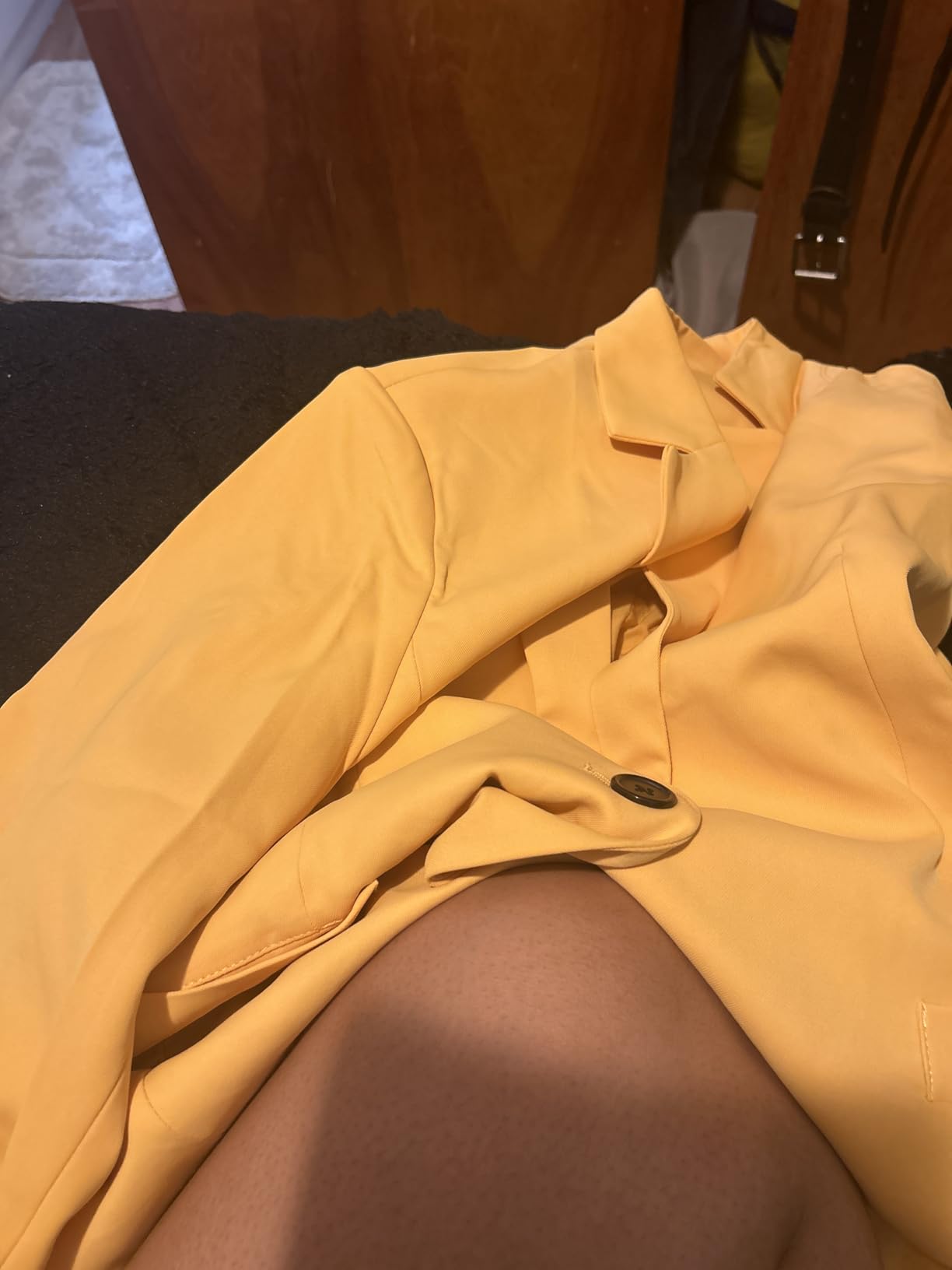 LookbookStore 3/4 Sleeve Blazers for Women Business Casual Fitted Jackets customer photo 1