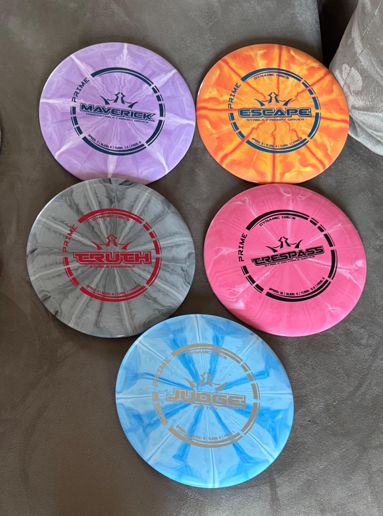 Dynamic Discs Prime Burst 6 Disc Golf Set | Includes 1x Putter, 2X Midrange, 2X Fairway, 1x Driver + Mini Marker | Beginner Pack for Amateurs customer photo 2