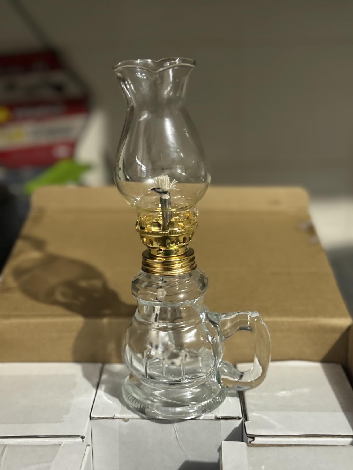 Yexiya Vintage Glass Kerosene Lamp Rustic Oil Lamp, 6 Set, Trendy Style customer photo 1