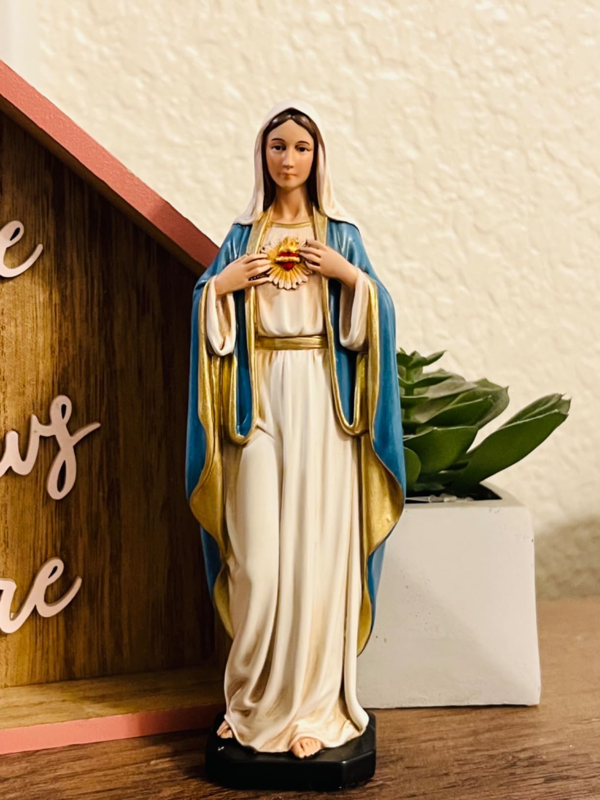 BC Catholic Immaculate Heart of Mary Statue 10