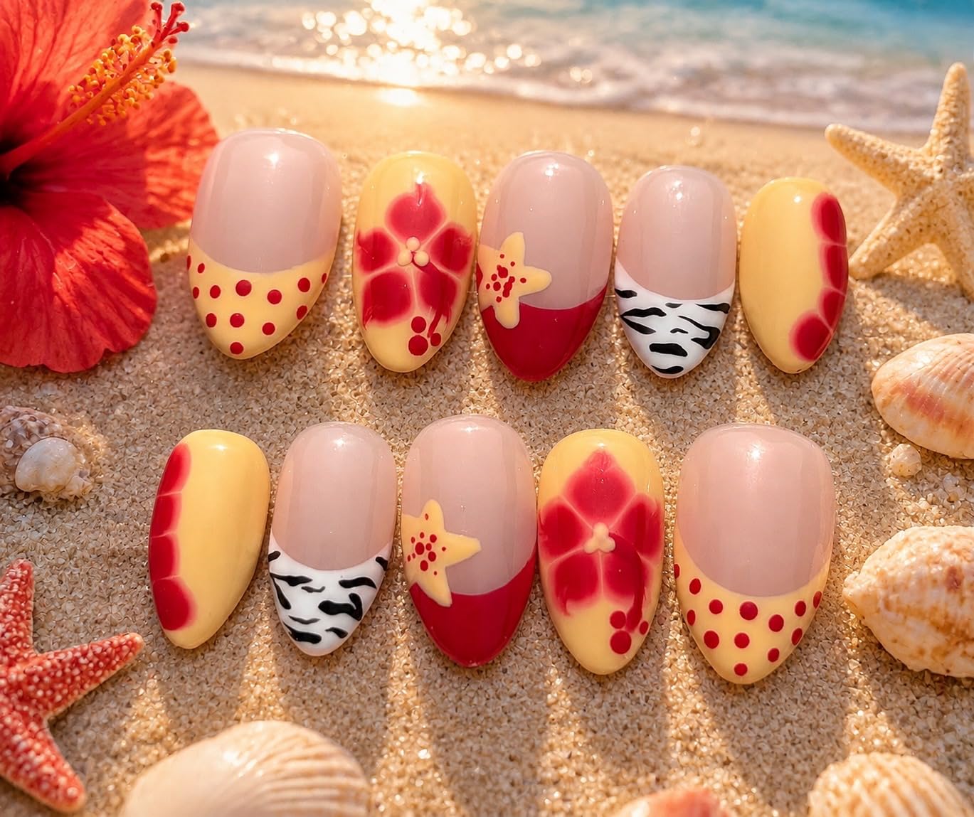 GAOY 42 Pcs Gel Nail Polish Set, 39 All Seasons Colors, UV Gel, Series-B | With Base Coat, Glossy & Matte Top Coat, Pink White Red Jelly Nude Colors, UV/LED Cure Required, DIY Manicure at Home customer photo 2