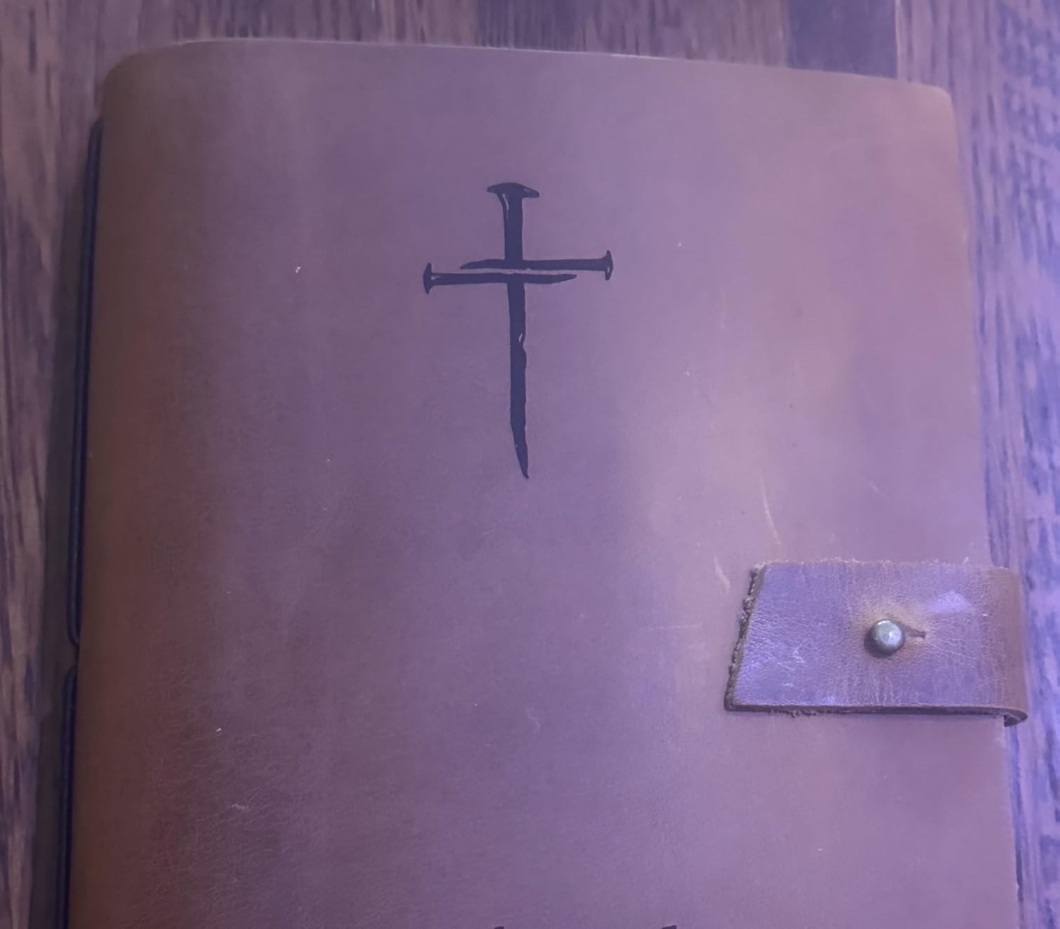 Personalized Leather Journal - Custom Engraved Refillable A5 Notebook | Monogrammed Handmade Full Grain Leather Bound Diary, Lined Writing, Travel & Prayer Journal customer photo 2