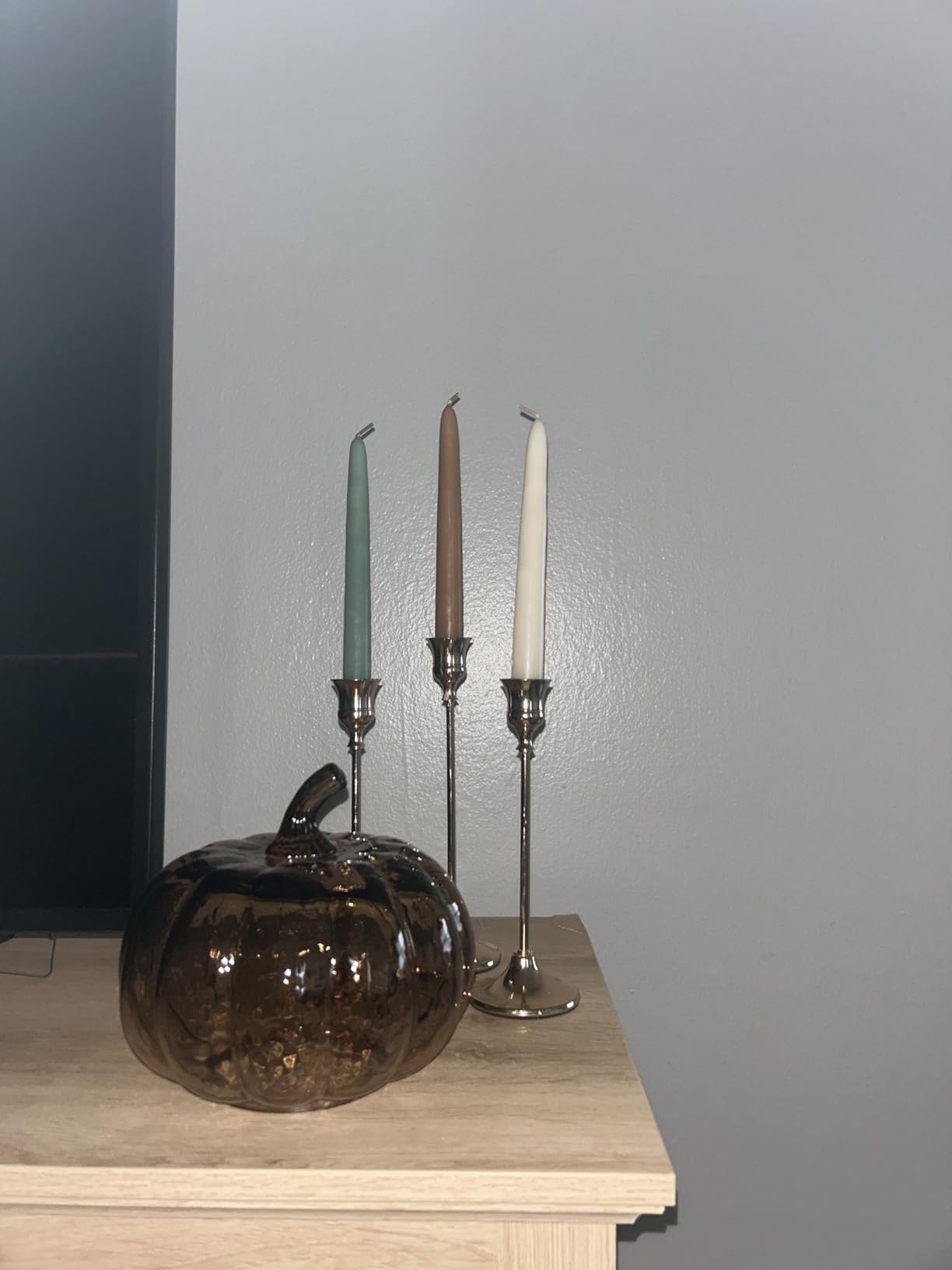NLBTW Black Candlestick Holders, Metal Taper Candle Holder, Set of 3 customer photo 2