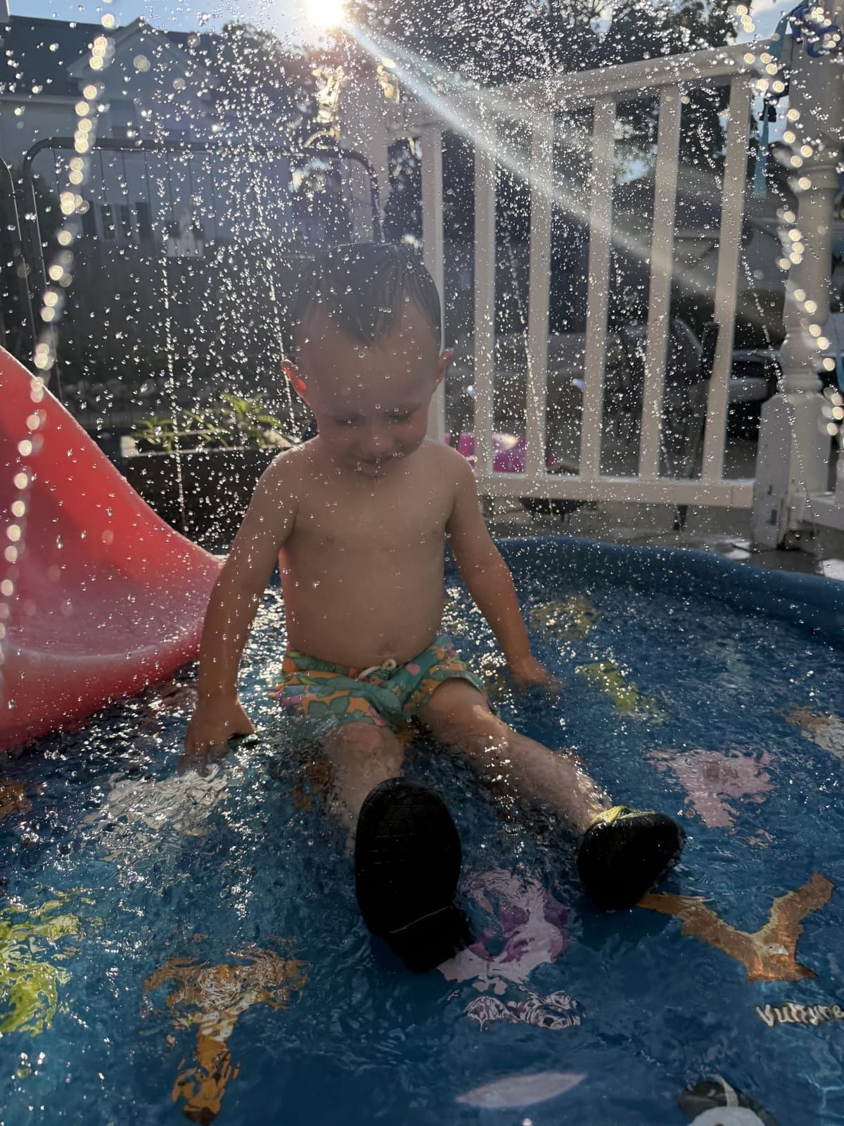 Jasonwell Splash Pad Sprinkler for Kids Splash Play Mat Outdoor Water Toys Inflatable Splash Pad Baby Toddler Pool Boys Girls Children Outside Backyard Dog Sprinkler Pool Age 1 2 3 4 5 6 7 8 9 M customer photo 1