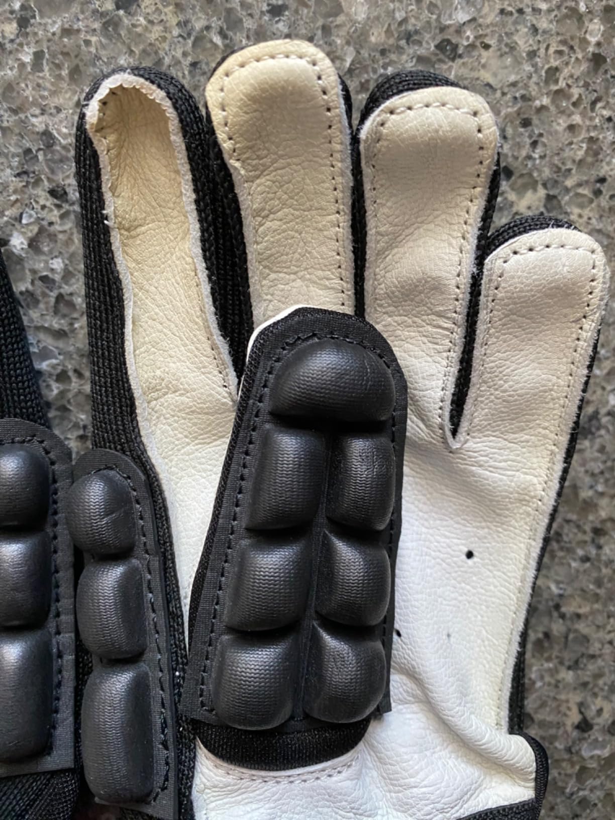 Harrow Double Down Hockey Gloves, Left & Right Hand, Lightweight Padded Hockey Gloves, High Density Foam Protection, Flexible Palm Grip, Protective Gloves for Men and Women Indoor and Outdoor Play customer photo 2